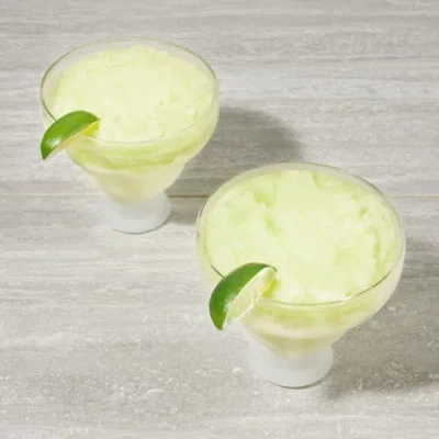 Host Glass Freeze Margarita Cooling Cup Set Of 2