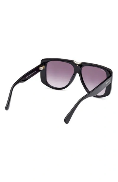 Max Mara Spark 57mm Polarized Shield Sunglasses