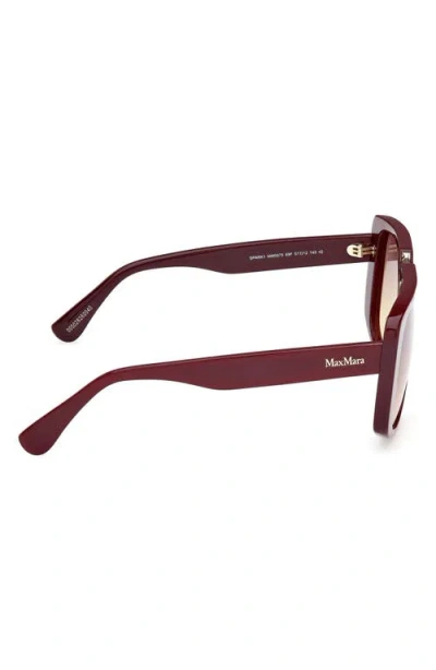 Max Mara Spark 57mm Polarized Shield Sunglasses