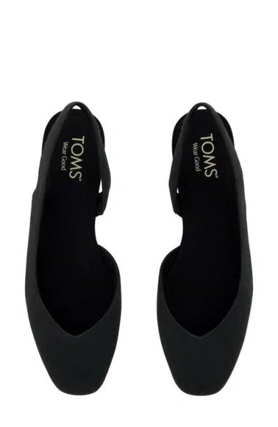 Toms Alene Slingback Half D'orsay Flat