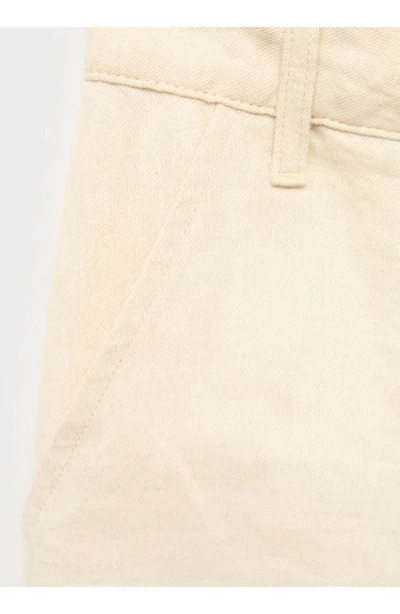 Mango Linen & Cotton Cargo Pants