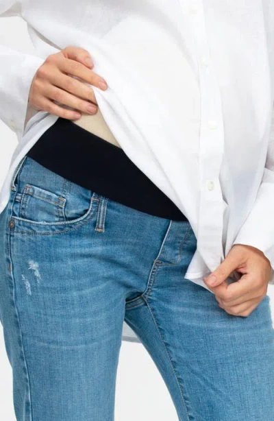 Pietro Brunelli Maternity Extra Long Straight Leg Maternity Jeans