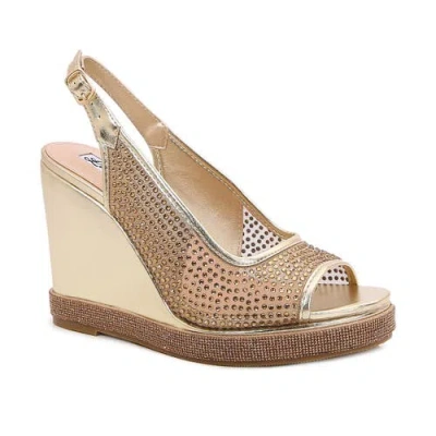 Lady Couture Mesh Wedge Sandal