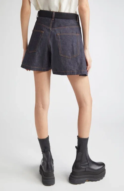 Sacai Suiting & Denim Shorts