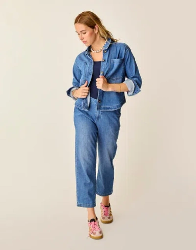 Carve Designs Spencer Straight Leg In Blue