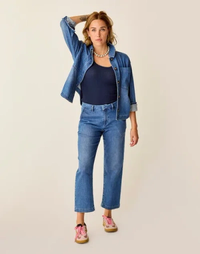 Carve Designs Spencer Straight Leg In Blue