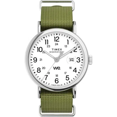 Timex ® Weekender Canvas Strap Watch, 37mm
