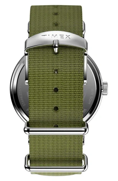 Timex ® Weekender Canvas Strap Watch, 37mm