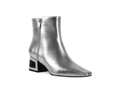 Ninety Union Metallic Square Heel Bootie