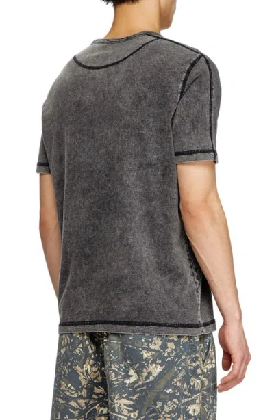 Diesel ® Denim Look Jersey T-shirt