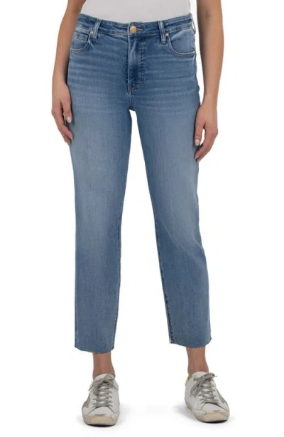 Kut From The Kloth Rachael High Waist Crop Straight Leg Jeans