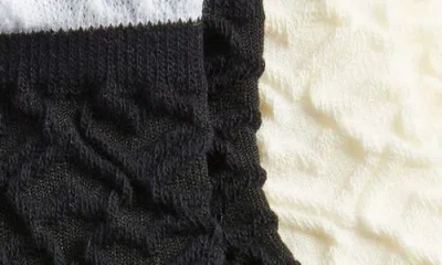Stems 2-pack Ruffle Textured Heart Ankle Socks