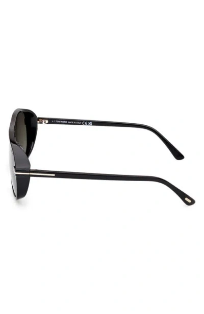Tom Ford Guillaume 61mm Gradient Pilot Sunglasses
