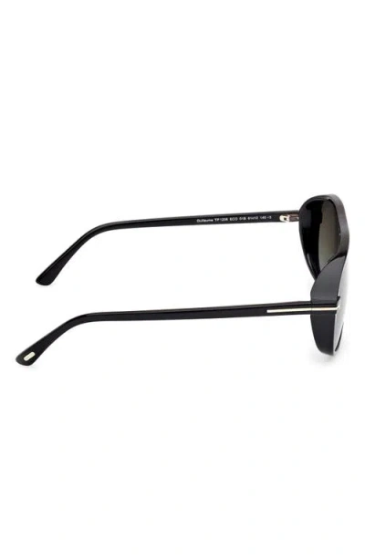 Tom Ford Guillaume 61mm Gradient Pilot Sunglasses