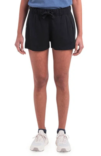 Icebreaker Lyocell & Merino Blend 200 Crush Shorts In Black