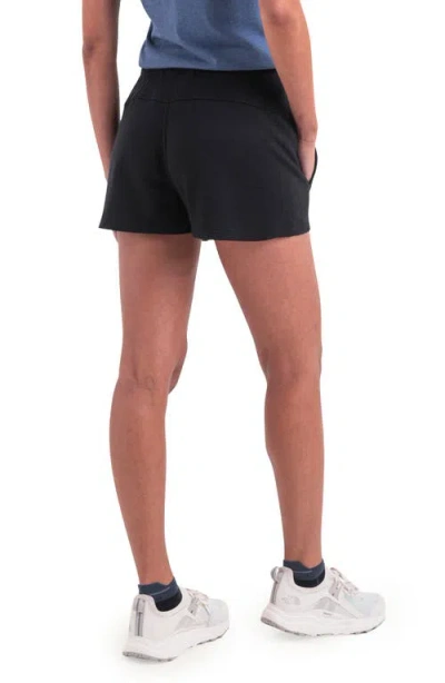 Icebreaker Lyocell & Merino Blend 200 Crush Shorts In Black