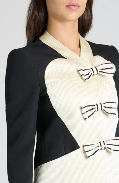 Valentino Garavani Bow Front Virgin Wool Jacket