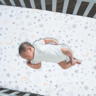 Lambs & Ivy Goodnight Moon 3-piece Celestial Nursery Baby Crib Bedding Set