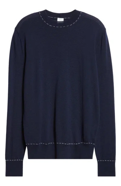 Eleventy Crewneck Sweater In Blue