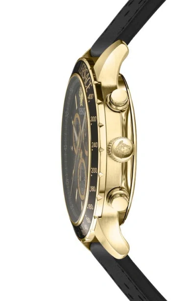 Versace Sport Chronograph Silicone Strap Watch, 44mm