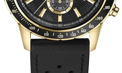 Versace Sport Chronograph Silicone Strap Watch, 44mm