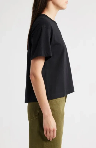Madewell Back Pleat Classic T-shirt In Black