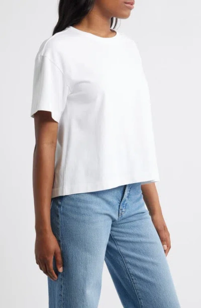 Madewell Cotton Perfect Crewneck Tee In White