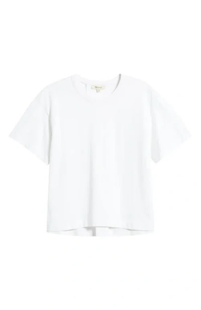 Madewell Cotton Perfect Crewneck Tee In White
