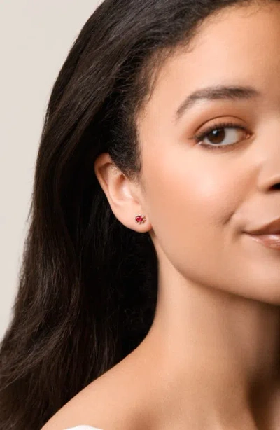 Bony Levy El Mar Ruby & Diamond Stud Earrings
