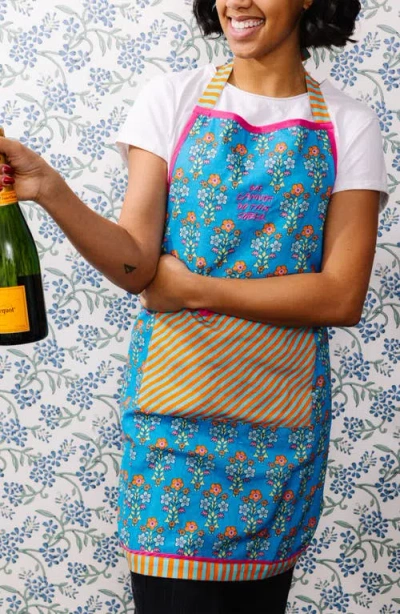 Furbish Sober Apron In Blue