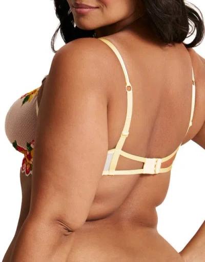 Adore Me Martha Unlined Bralette Bra In White