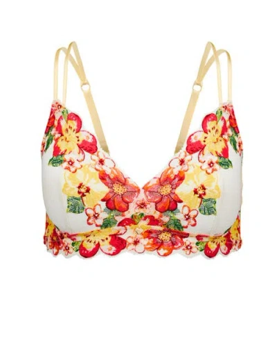 Adore Me Martha Unlined Bralette Bra In White