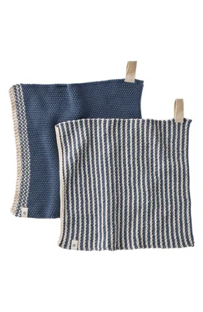 Coyuchi Shasta Set Of 2 Organic Cotton Dish Cloths
