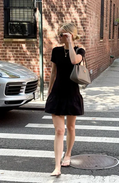 Wayf Tate Mixed Media Minidress