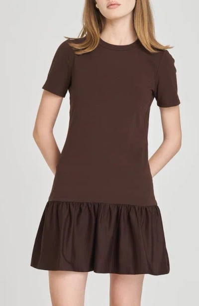 Wayf Tate Mixed Media Minidress