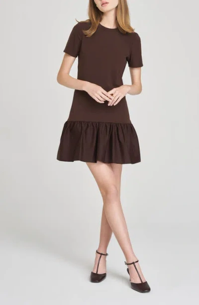 Wayf Tate Mixed Media Minidress