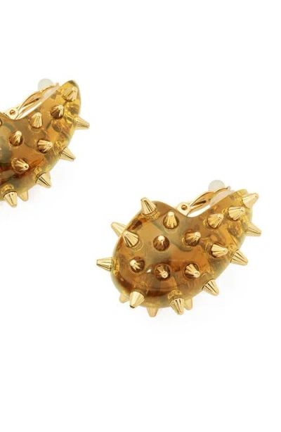Tory Burch Spiked Wave Earrings