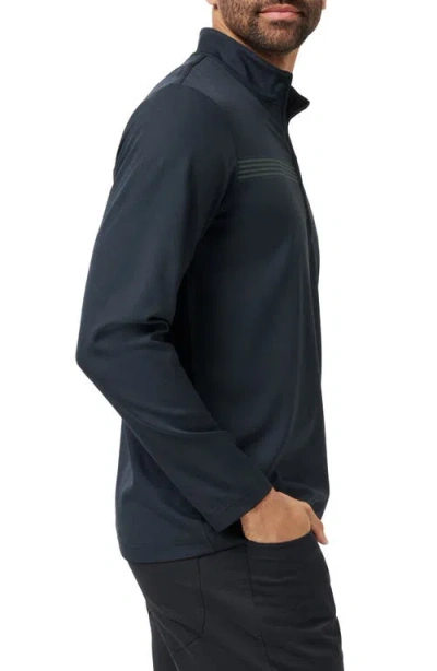 Travismathew Quick Jaunt Quarter Zip Pullover In Blue