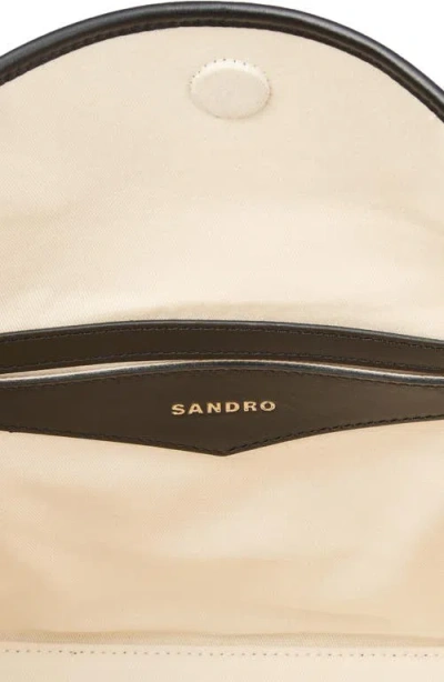 Sandro Tangoso Canvas Bucket Bag