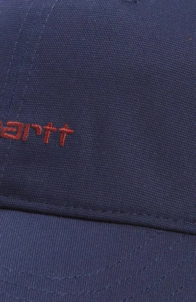 Carhartt Work In Progress Logo Script Baseball Cap