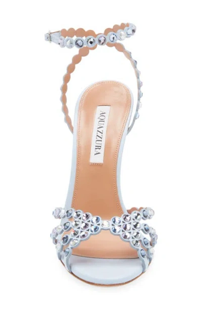 Aquazzura Tequila Crystal Ankle Strap Sandal