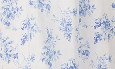 Eileen West Floral Cap Sleeve Short Cotton Jersey Nightgown