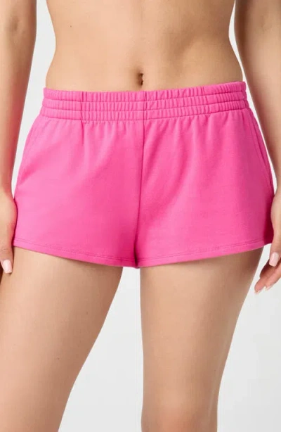 Florence By Mills Sporty French Terry Sweat Shorts In Purple