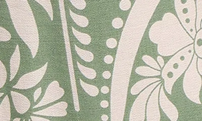 Petal And Pup Petal & Pup Nevin Printed Wide Leg Pants In Green