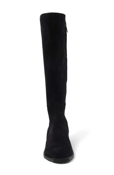 Aquatalia Rhegan Weatherproof Knee High Boot In Black