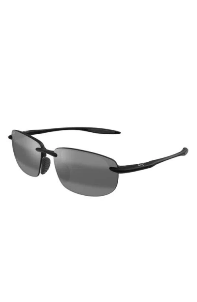Maui Jim Hookipa 60mm Polarizedplus2® Rectangular Sunglasses
