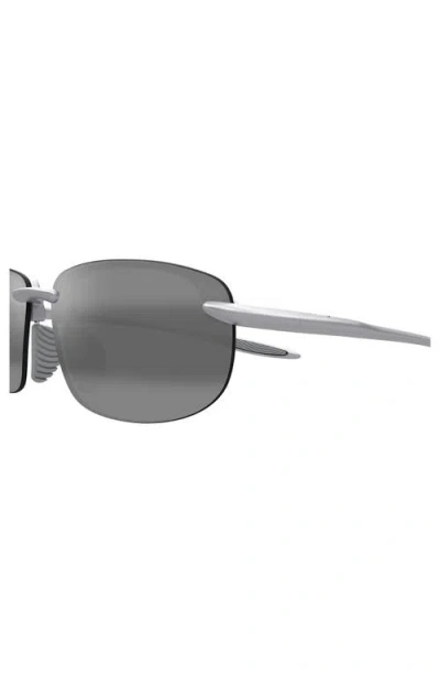 Maui Jim Hookipa 60mm Polarizedplus2® Rectangular Sunglasses