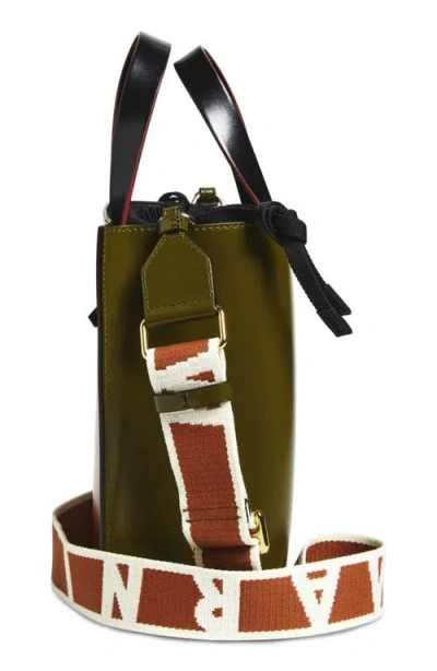 Marni Mini Museo Colorblock Leather Tote