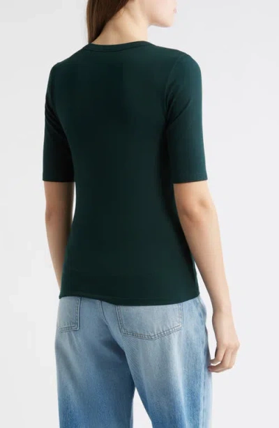 Hugo Boss Boss Efita Short Sleeve T-shirt In Green