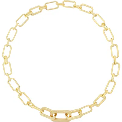 Allsaints Hex Link Collar Necklace